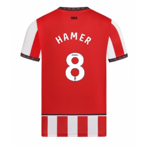 Moški Nogometni dresi Sheffield United Gustavo Hamer #8 Domači 2025-26 Kratek Rokav